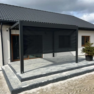 Pergola Nordvic Skyline 3x4 z roletą 4 m
